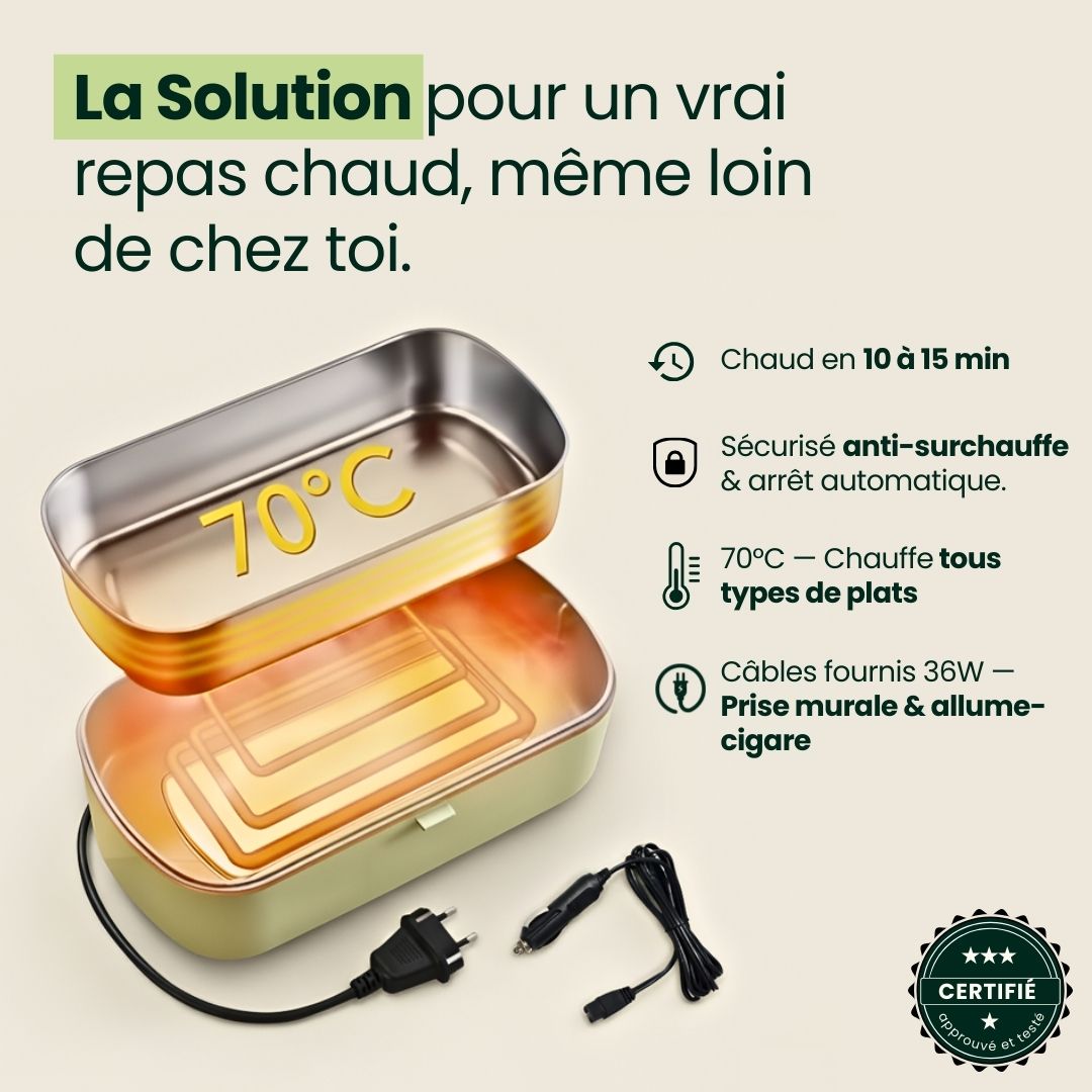 Blisscooks - La Boîte Repas Chauffante
